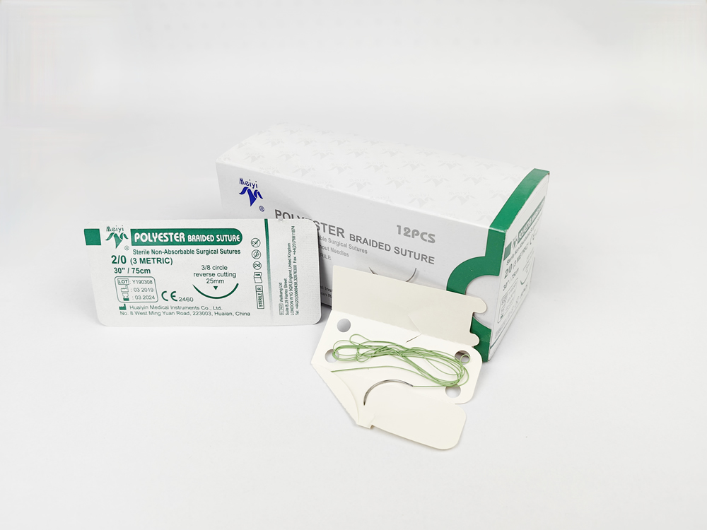 POLYESTER BRAIDED SUTURE